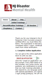 Mobile Screenshot of njdisasterresponsecrisiscounselor.org